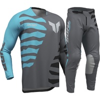 THOR 2027 LAUNCHMODE SHREDDER CHARCOAL / AQUA PANTS GEAR SET