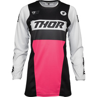 THOR 2021 PULSE RACER BLACK/PINK WOMENS JERSEY