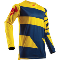 THOR 2018 PULSE LEVEL NAVY/YELLOW KIDS JERSEY