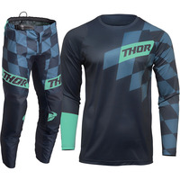THOR 2022 SECTOR BIRDROCK MIDNIGHT / MINT KIDS GEAR SET