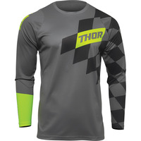 THOR 2022 SECTOR BIRDROCK GREY / ACID KIDS JERSEY