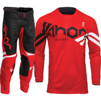 THOR 2022 PULSE CUBE RED / WHITE KIDS GEAR SET