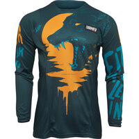 THOR 2022 PULSE COUNTING SHEEP TEAL / TANGERINE KIDS JERSEY
