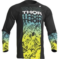 THOR 2023 SECTOR ATLAS BLACK / TEAL KIDS JERSEY