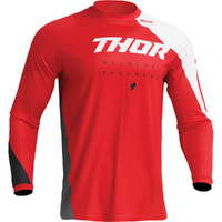 THOR 2023 SECTOR EDGE RED / WHITE KIDS JERSEY