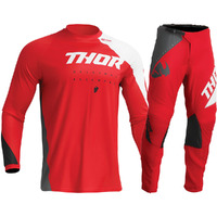 THOR 2023 SECTOR EDGE RED / WHITE KIDS GEAR SET