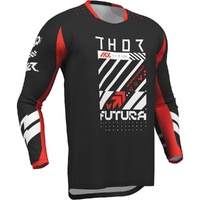 THOR 2026 LAUNCHMODE FUTURA BLACK  / RED KIDS JERSEY