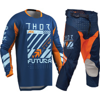 THOR 2026 LAUNCHMODE FUTURA NAVY / ORANGE KIDS GEAR SET
