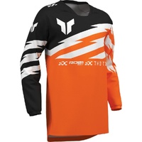 THOR 2027 LAUNCHMODE SHOCKIE FLO ORANGE / BLACK KIDS JERSEY