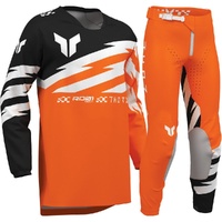 THOR 2027 LAUNCHMODE SHOCKIE FLO ORANGE / BLACK KIDS GEAR SET