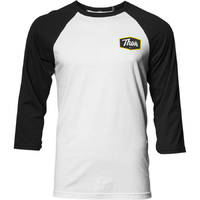 THOR SCRIPT 3/4 SLEEVE WHITE/BLACK