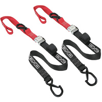 ONEAL DELUXE BLACK/RED TIE DOWNS