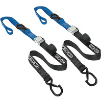 ONEAL DELUXE BLACK/BLUE TIE DOWNS