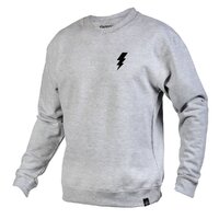 FASTHOUSE HELIX HEATHER GREY CREW NECK PULLOVER