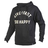 FASTHOUSE DIE HAPPY BLACK PULLOVER HOODIE