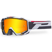 PROGRIP 3200 VENOM FLURO BLACK/WHITE GOGGLES