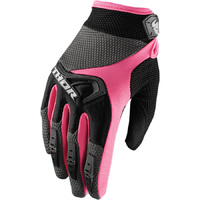 THOR 2018 SPECTRUM BLACK/PINK WOMENS GLOVES