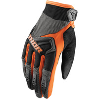 THOR SPECTRUM CHARCOAL/ORANGE KIDS GLOVES