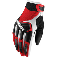 THOR SPECTRUM RED/BLACK/WHITE KIDS GLOVES