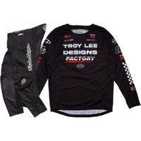 TROY LEE DESIGNS 2025 GP PRO FACTOR BLACK KIDS GEAR SET