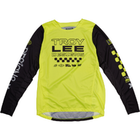 TROY LEE DESIGNS 2025 GP PRO STANDARD FLO YELLOW KIDS JERSEY