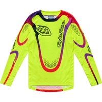 TROY LEE DESIGNS 2026 GP PRO AURA FLO YELLOW KIDS JERSEY