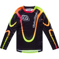 TROY LEE DESIGNS 2026 GP PRO AURA BLACK KIDS JERSEY