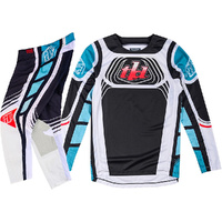 TROY LEE DESIGNS 2024 GP PRO WAVEZ PHANTOM / TURQUOISE KIDS GEAR SET