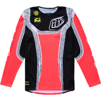 TROY LEE DESIGNS 2025 SE PRO STRIPES INFRA RED / BLACK KIDS JERSEY