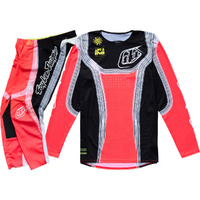 TROY LEE DESIGNS 2025 SE PRO STRIPES INFRA RED / BLACK KIDS GEAR SET