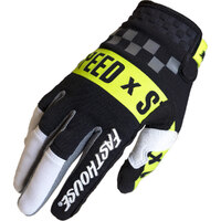 FASTHOUSE 2022 SPEED STYLE DOMINGO WHITE / BLACK GLOVES