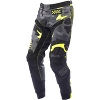 FASTHOUSE GRINDHOUSE RIOT BLACK / HI VIZ KIDS PANTS