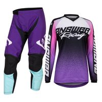 ANSWER 2022 SYNCRON PRISM PURPLE/RHODAMINE SEAFOAM KIDS GEAR SET