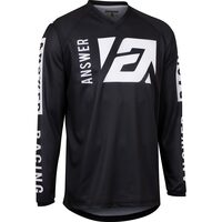 ANSWER 2022 SYNCRON MERGE BLACK/WHITE KIDS JERSEY