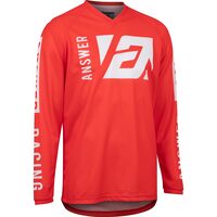 ANSWER 2022 SYNCRON MERGE RED/WHITE KIDS JERSEY