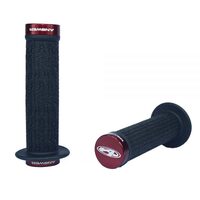 ANSWER BMX RED MINI LOCK-ON FLANGE GRIPS