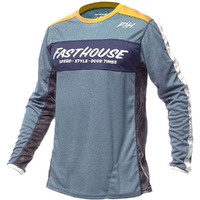 FASTHOUSE MTB ACADIA HEATHER INDIGO LS JERSEY