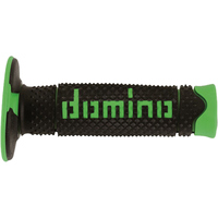 DOMINO A260 DIAMOND BLACK / GREEN MX GRIPS