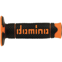 DOMINO A260 DIAMOND BLACK / ORANGE MX GRIPS