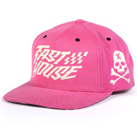 FASTHOUSE RUFIO ZEBRA PINK SNAPBACK CAP