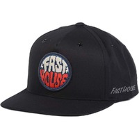 FASTHOUSE GRIME BLACK SNAPBACK CAP
