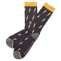 FASTHOUSE CIRCUIT BLACK/VINTAGE GOLD CREW SOCK