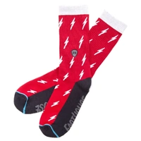 FASTHOUSE CIRCUIT RED/WHITE CREW SOCK