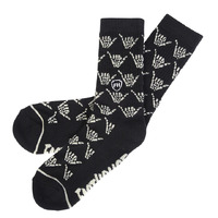 FASTHOUSE IMPULSE BLACK CREW SOCKS