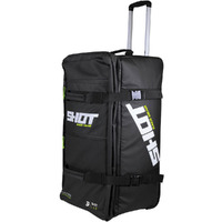 SHOT RACE GEAR CLIMATIC BLACK / NEON YELLOW TROLLEY GEAR BAG