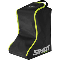 SHOT RACE GEAR CLIMATIC BLACK / NEON YELLOW BOOT BAG
