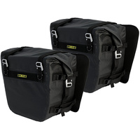 NELSON-RIGG SE-3050 BLACK DELUXE ADVENTURE DRY MOTORCYCLE SADDLEBAGS