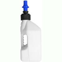 TUFF JUG 10L WHITE/BLUE RIPPER CAP FUEL CAN