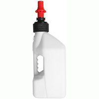 TUFF JUG 10L WHITE/RED RIPPER CAP FUEL CAN