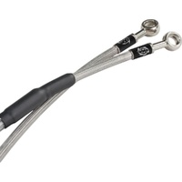 MOTO-MASTER KTM / HUSQVARNA / GASGAS 65 23-25 BRAIDED REAR BRAKE LINE